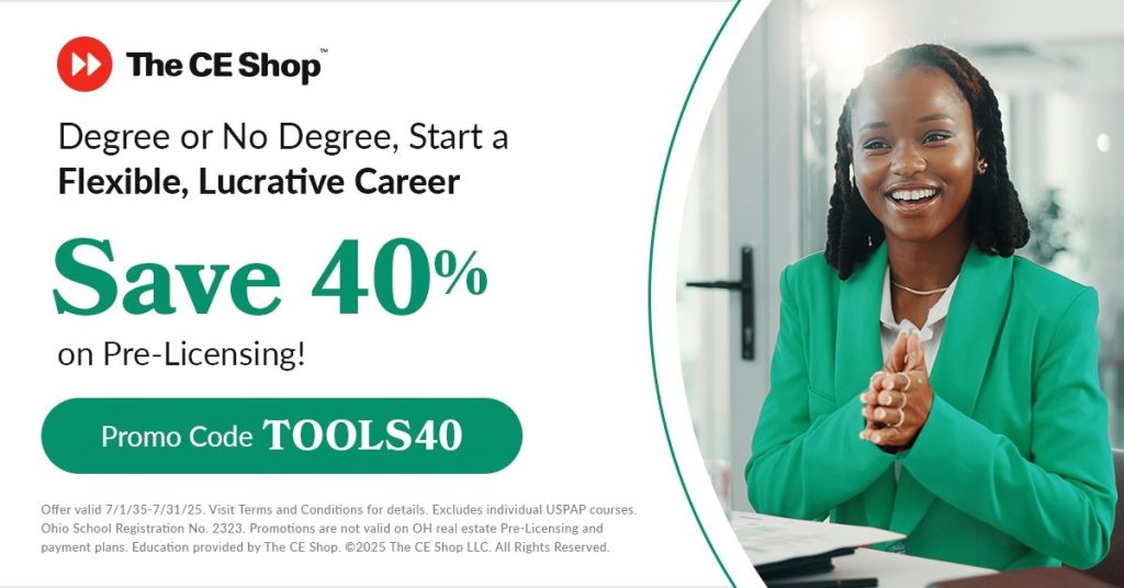 Save 40% on Pre-Licensing using Promo Code TOOLS40